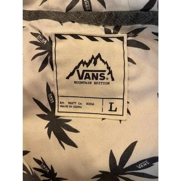 Vans Mountain Edition Gray Jacket Size Large - Picture 2 of 3